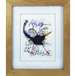 RALPH STEADMAN (British, b.1936) 'But Is It a Bird?', 12 April 2002, watercolour, signed, titled and