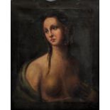 18TH/19TH CENTURY ITALIAN SCHOOL, 'Portrait of a lady', oil on canvas, 62cm x 51cm, framed.