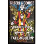 GILBERT AND GEORGE (British, b.1943 and b.1942) 'Tate Modern', full colour screenprint, signed, 75cm