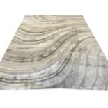 THE RUG COMPANY CARPET, 310cm x 245cm, 'Pale Swirl' designed by Paul Smith.