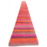 ANATOLIAN FLATWEAVE LONG RUNNER, 870cm x 75cm.