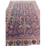 ANTIQUE QASHQAI CARPET, 260cm x 165cm.