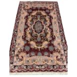 FINE QUM DESIGN RUG, 183cm x 112cm.