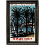 BERNARD BUFFET (French, 1928 ? 1999) 'Cannes', original poster, printed by Mourlot in 1960, 77cm x