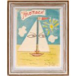 JEAN COCTEAU (French, 1889 ? 1963) 'Monaco', 1959, lithographic poster signed and dated in the