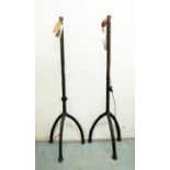 WILLIAM YEOWARD KORA FLOOR LAMPS, a pair, 145cm H. (2)