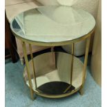 ROBERT LANGFORD BRONSON SIDE TABLE, 61cm x 62cm.