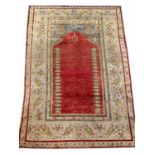 ANTIQUE TURKISH KUMKAPI DESIGN RUG, 162cm x 115cm.