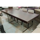 CALLIGARIS DINING TABLE, extendable design, 300cm x 100cm x 76cm extended.