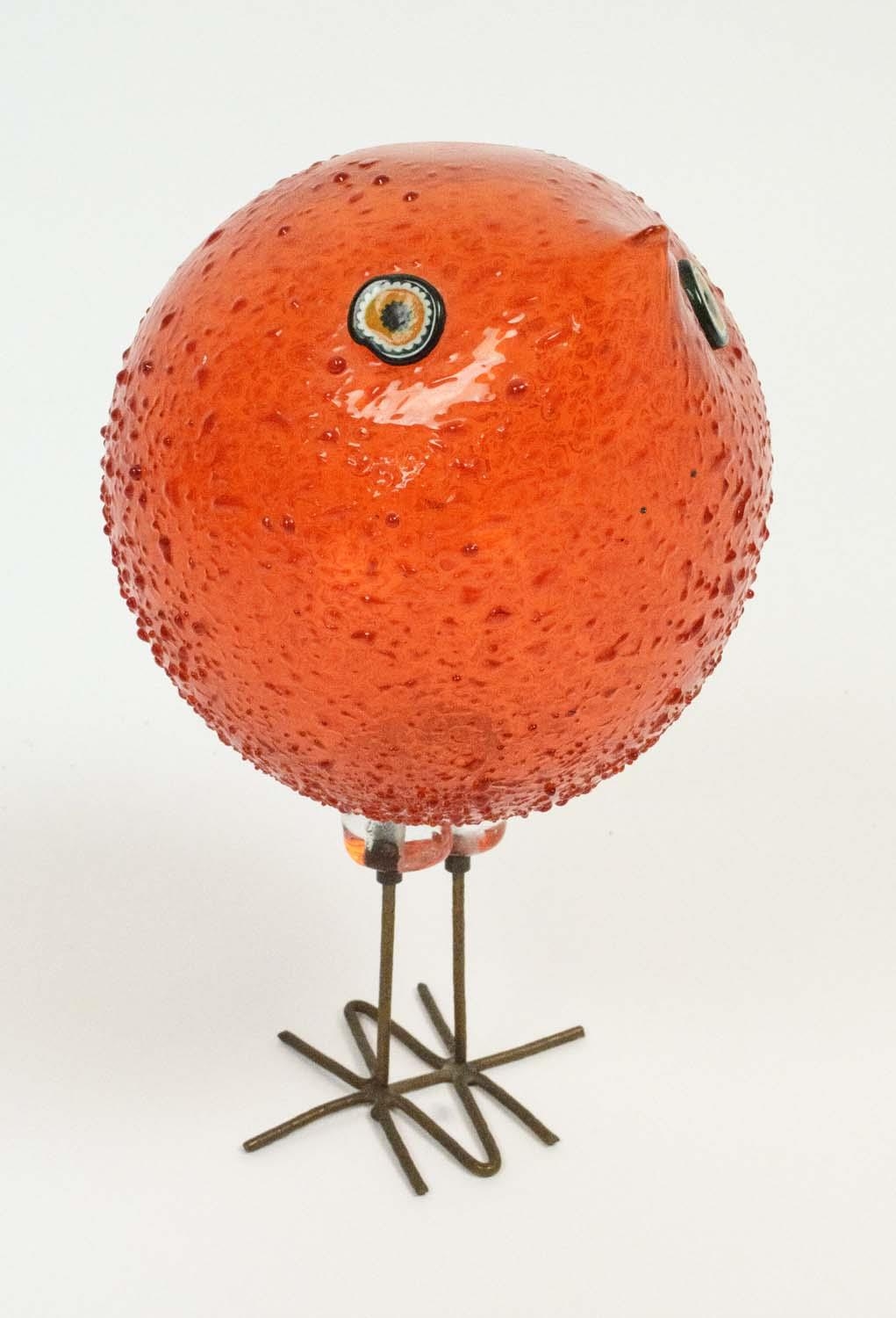 ALESSANDRO PIANON PULCINO GLASS BIRD, early 1960's Italian Murano art glass, by Vetreria Vistosi, - Image 3 of 4