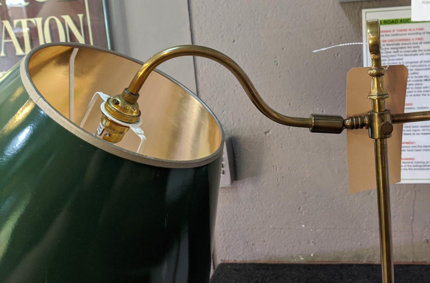 VAUGHAN FLOOR LAMP, adjustable branch and column, weighted circular base, dark green coloured shade, - Bild 3 aus 5