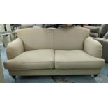 HOWARD STYLE SOFA, 97cm x 90cm H x 183cm, bespoke made.