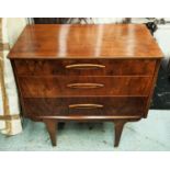 SECRETAIRE, 78cm x 62cm x 82cm, vintage mid 20th century, with pull out and rise up mechanism.