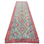 ANATOLIAN KILIM RUNNER, 290cm x 87cm.