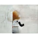 KERRY HARDING 'Abstract', oil on canvas, 92cm x 122cm, signed and dated verso '03', framed.