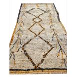 ANTIQUE BENI OURAIN MOROCCAN RUG, 260cm x 145cm.