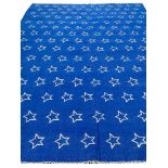 STAR DESIGN KILIM, 300cn x 240cm, cotton and metal thread.