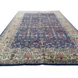 ANTIQUE PERSIAN TABRIZ CARPET, 327cm x 242cm.