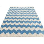 CONTEMPORARY CHEVRON KILIM, 224cm x 175cm.