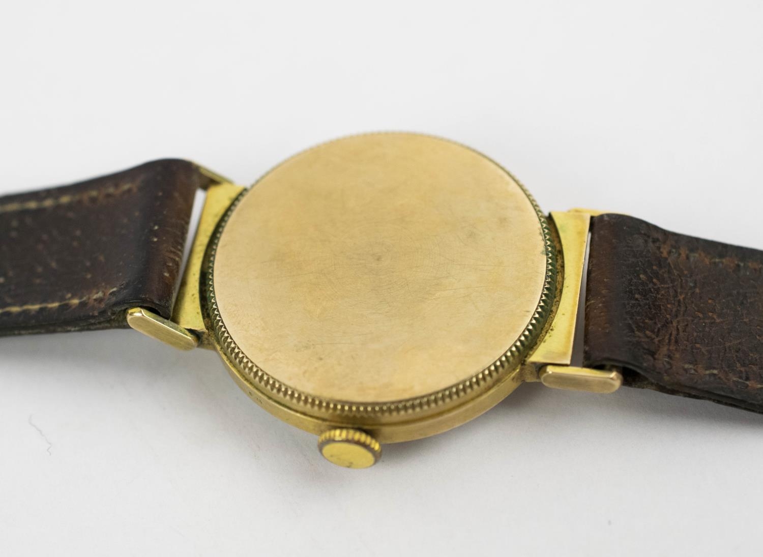 A SEKONDA YELLOW METAL WRISTWATCH, a 9ct gold Yeoman wristwatch with leather strap, a yellow metal - Image 6 of 14