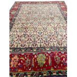 AGRA CARPET, North Indian, 360cm x 270cm.