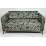 SOFA, two seater, contemporary, 147cm W x 75cm D x 75cm H.