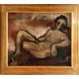 VENTURA (20th century), 'The Muse', oil on canvas, 59cm x 44cm, signed and framed.