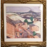 MARGARET MELLIAR SMITH (1905-1992), Spanish Landscape, circa 1950, watercolour 41cm x 53cm, framed.