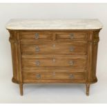 HALL COMMODE, 96cm W x 40cm D x 76cm H, late 19th/early 20th century French Directoire style,