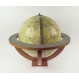 COLUMBUS ERDGLOBUS TABLE GLOBE, 40cm H x 47cm diam., German made, 1941, fitted in an oak frame,