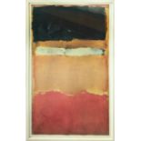 AFTER MARK ROTHKO, Untitled, depicting an abstract image, modern art print, framed, 120cm x 65cm.