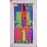 AFTER HENRI MATISSE, lithographic poster, Matisse, The cut outs, National Gallery of Art,