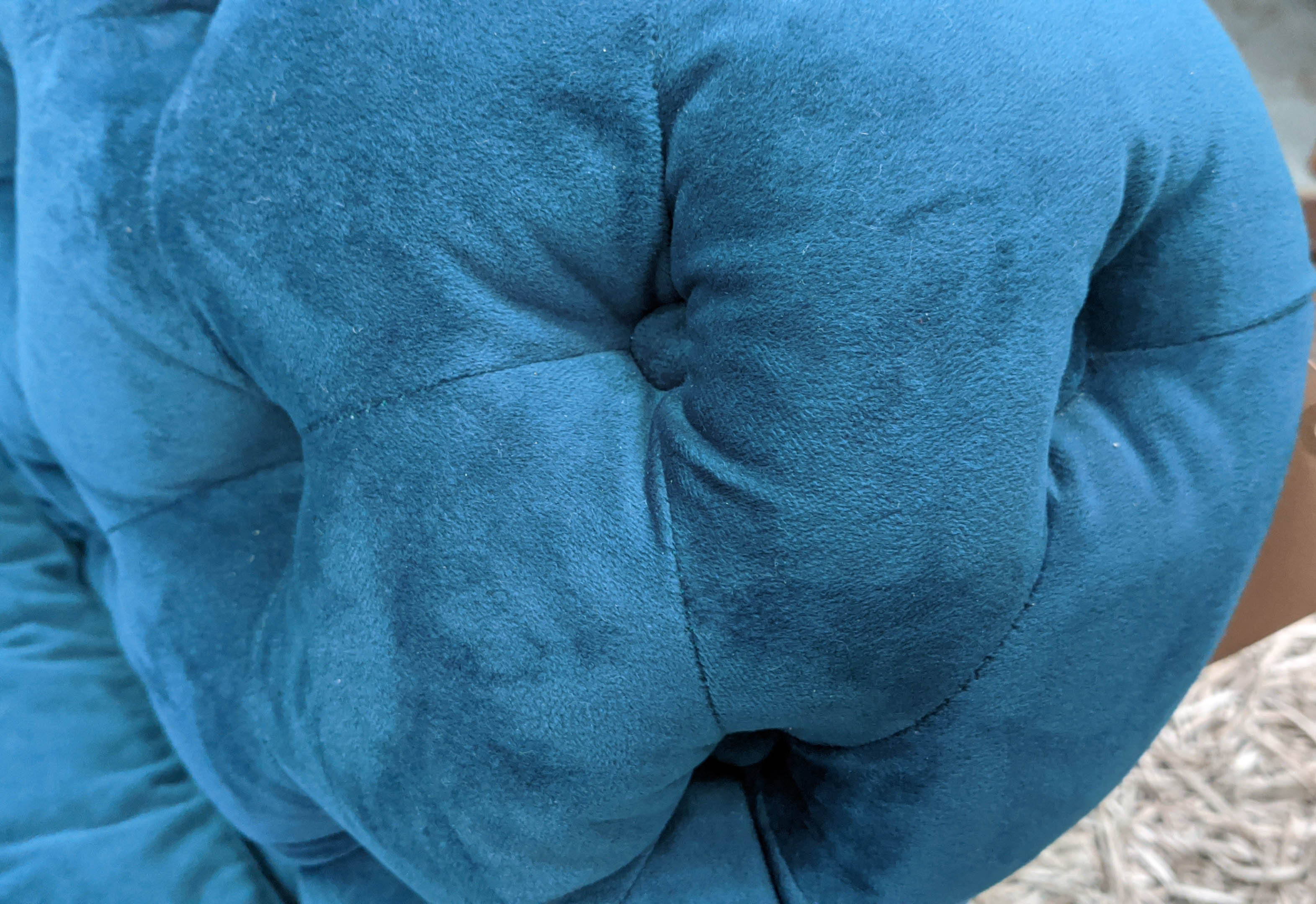 MADE.COM SLOAN SOFA, 180cm W, with sea foam blue velvet upholstery. - Bild 7 aus 11
