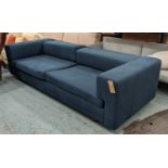 PORTA ROMANA CLIVE SOFA, 270cm W, in Dedar fabric upholstery.