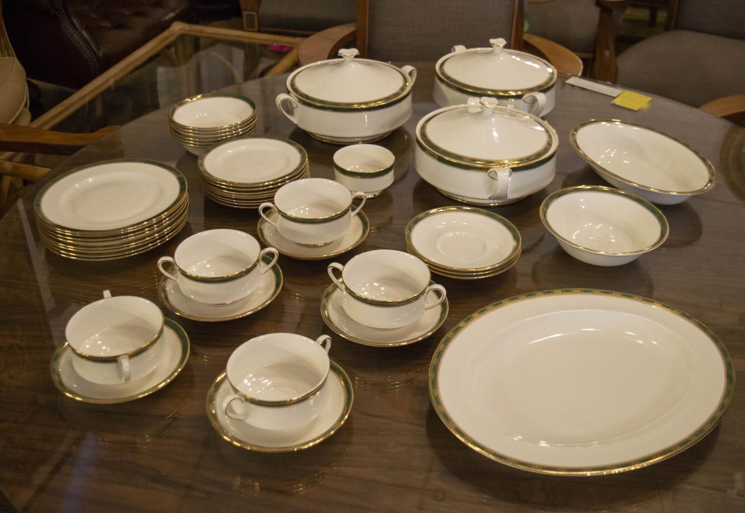 PART DINNER SERVICE, Royal Albert Paragon Elgin, including three tureens, soup bowls, serving - Image 2 of 5