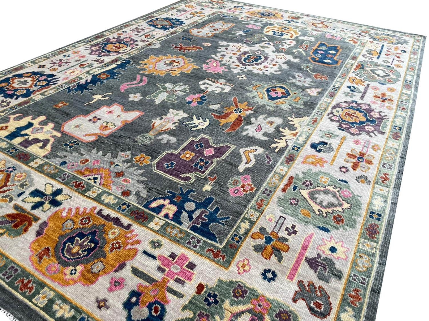 CONTEMPORARY OUSHAK CARPET, 344cm x 240cm. - Bild 5 aus 5