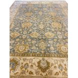 VINTAGE OUSHAK DESIGN CARPET, 360cm x 270cm.