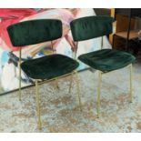 CALLIGARIS FIFTIES CHAIRS BY BUSETTI GARUTI REDAELLI, a set of ten, 79cm H. (10)