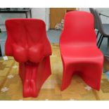 CASAMANIA HIM CHAIRS, a pair, by Fabio Noembre, 86cm H approx. (2)