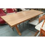 RIVA 1920 DINING TABLE, 200cm x 90cm x 74cm.