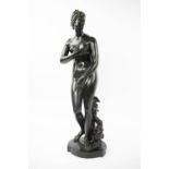 FERDINAND BARBEDIENNE (1810-1892) BRONZE FIGURE, 19th century French Neo Classical style, signed and