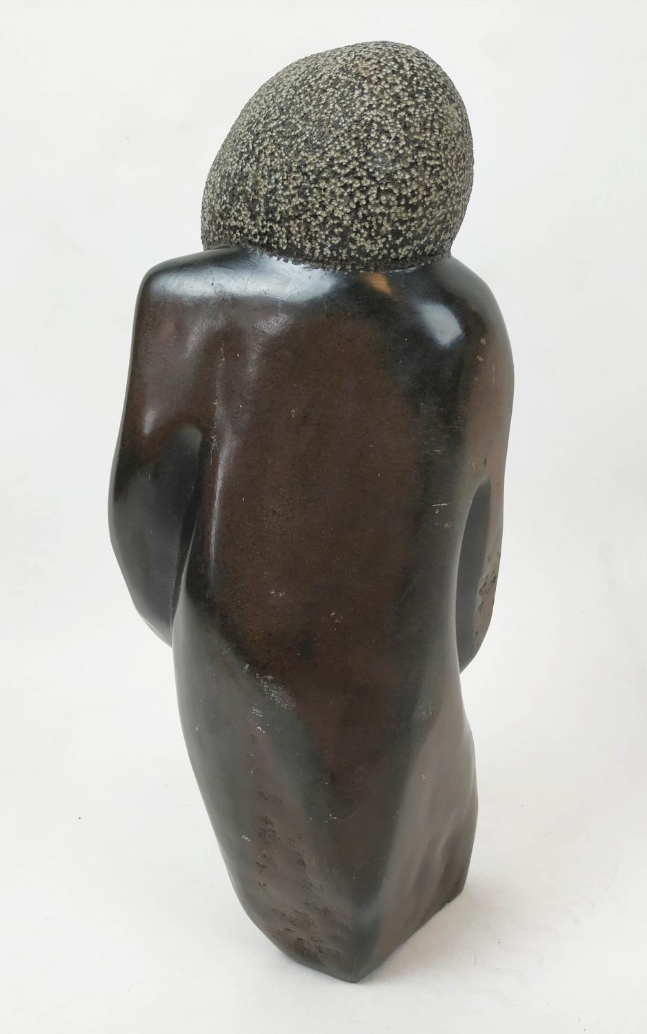 RONNIE DONGO (b.1967, Zimbabwe), 'Motherhood' carved stone, 51cm H. - Image 3 of 3