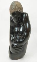 RONNIE DONGO (b.1967, Zimbabwe), 'Motherhood' carved stone, 51cm H.