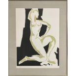 MANUEL QUINTANILLA (b.1924 Burgos, Spain) 'Nude Study', screenprint, 59cm x 81cm, signed numbered