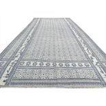 VINTAGE PERSIAN YAZD REVERSIBLE COTTON FLATWEAVE, 610cm x 300cm, dated 1388 Hiijri calender (56