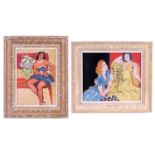 AFTER HENRY MATISSE, two off set lithographs, Femmes, Editions du Chene 1946, 26cm x 21cm. (2)