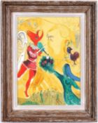 MARC CHAGALL, The Dance, original lithograph, signed in the plate, printed by Maeght 1951, 33.5cm