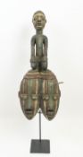 IGBO MASK, 98cm H, Nigerian, double face.