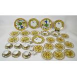 PART HERMES DINNER SERVICE, 'La Siesta Hermes Paris', including ten side plates, three dinner