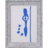 HENRI MATISSE, Nu Blue I, original lithograph for the 1954 edition after Matisse's cut outs, printed